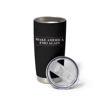Make America Emo Again Tumbler Cup Funny Goth Gothic US - Wonder Print Shop