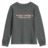 Make America Emo Again Youth Sweatshirt Funny Goth Gothic US - Wonder Print Shop