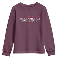Make America Emo Again Youth Sweatshirt Funny Goth Gothic US - Wonder Print Shop