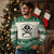 A Little Ray of Pitch Black Ugly Christmas Sweater Dark Humor Sarcastic Halloween Spooky Skull - Wonder Print Shop
