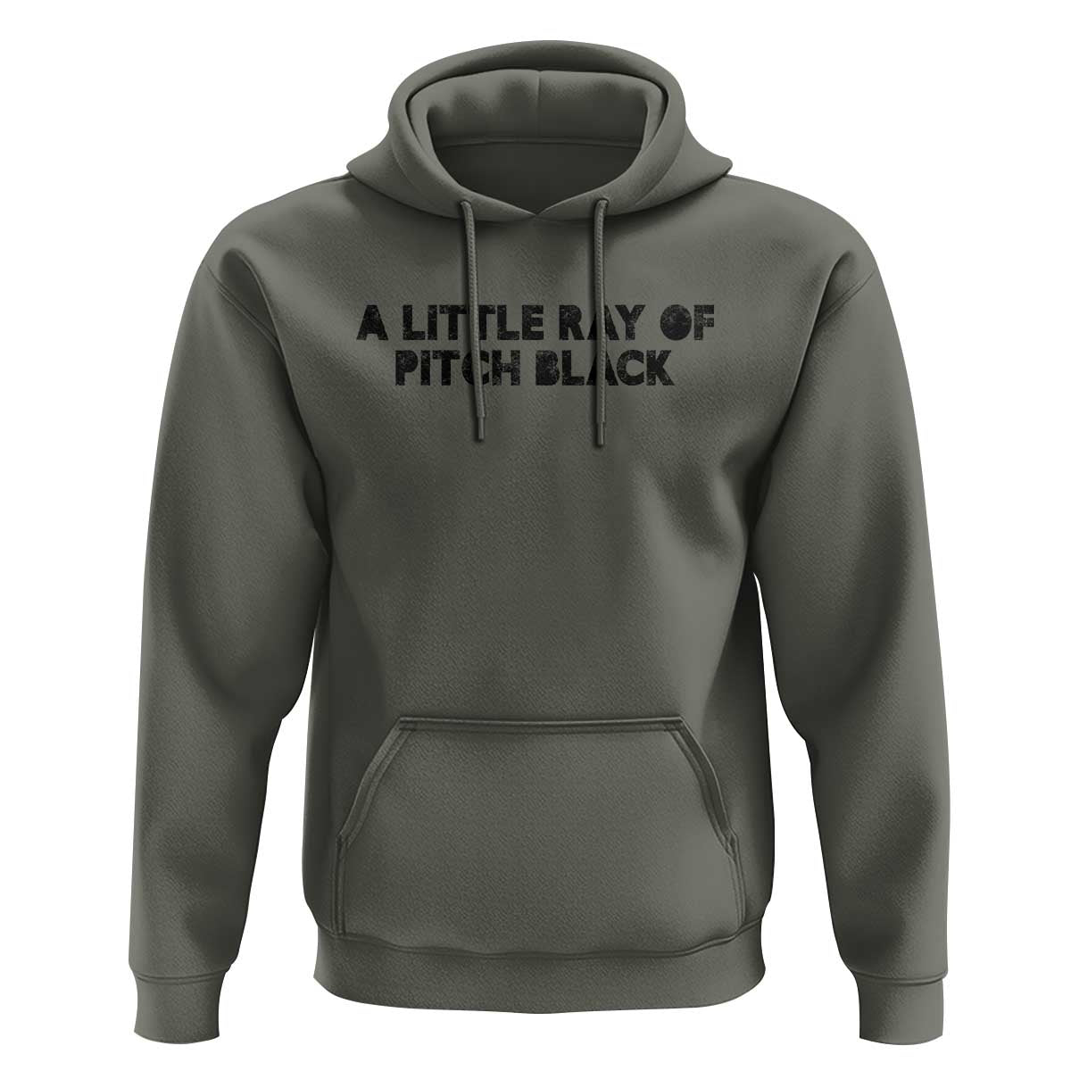 A Little ray of Pitch Black Hoodie Sarcasm Halloween Dark Humor - Wonder Print Shop