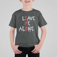 Leave me Alone Emo T Shirt For Kid Aesthetic Goth Scene Alternative Music - Wonder Print Shop