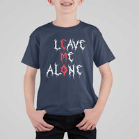 Leave me Alone Emo T Shirt For Kid Aesthetic Goth Scene Alternative Music - Wonder Print Shop