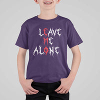 Leave me Alone Emo T Shirt For Kid Aesthetic Goth Scene Alternative Music - Wonder Print Shop