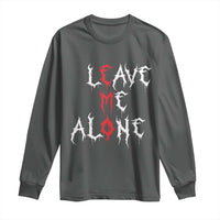 Leave me Alone Emo Long Sleeve Shirt Aesthetic Goth Scene Alternative Music - Wonder Print Shop