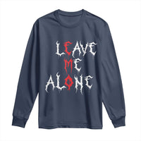 Leave me Alone Emo Long Sleeve Shirt Aesthetic Goth Scene Alternative Music - Wonder Print Shop