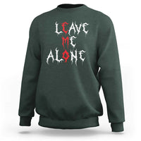 Leave me Alone Emo Sweatshirt Aesthetic Goth Scene Alternative Music - Wonder Print Shop