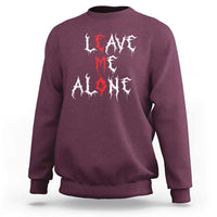 Leave me Alone Emo Sweatshirt Aesthetic Goth Scene Alternative Music - Wonder Print Shop