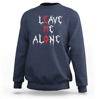 Leave me Alone Emo Sweatshirt Aesthetic Goth Scene Alternative Music - Wonder Print Shop