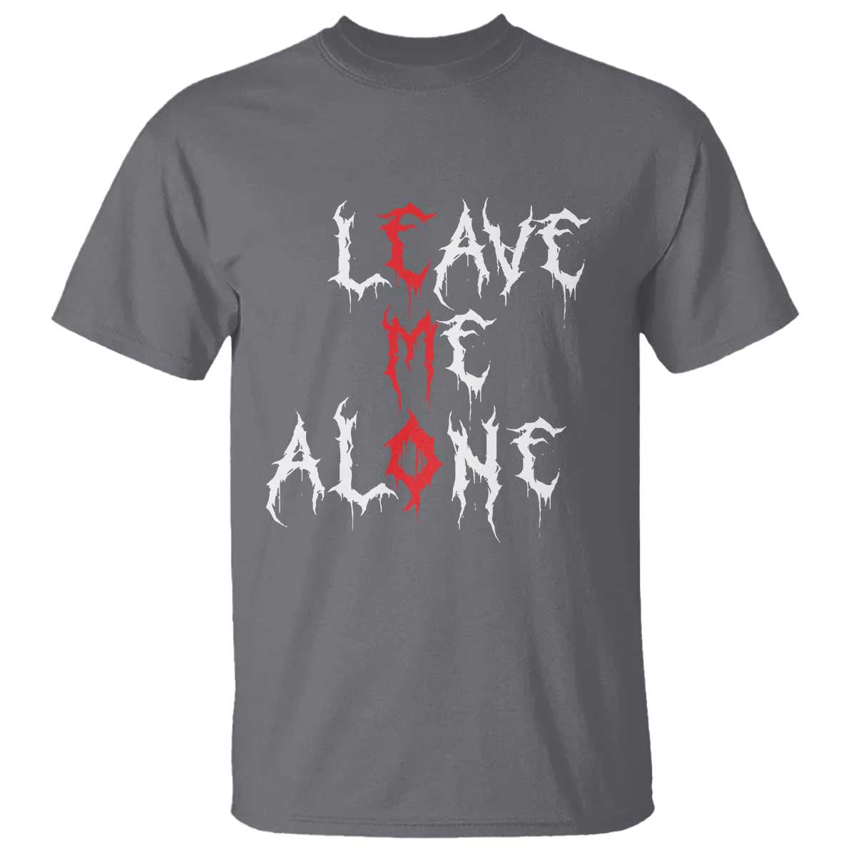 Leave me Alone Emo T Shirt Aesthetic Goth Scene Alternative Music - Wonder Print Shop