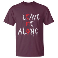 Leave me Alone Emo T Shirt Aesthetic Goth Scene Alternative Music - Wonder Print Shop