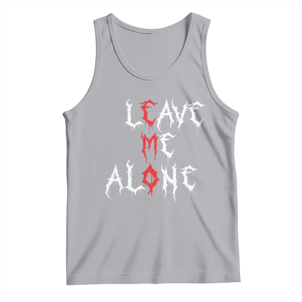 Leave me Alone Emo Tank Top Aesthetic Goth Scene Alternative Music - Wonder Print Shop