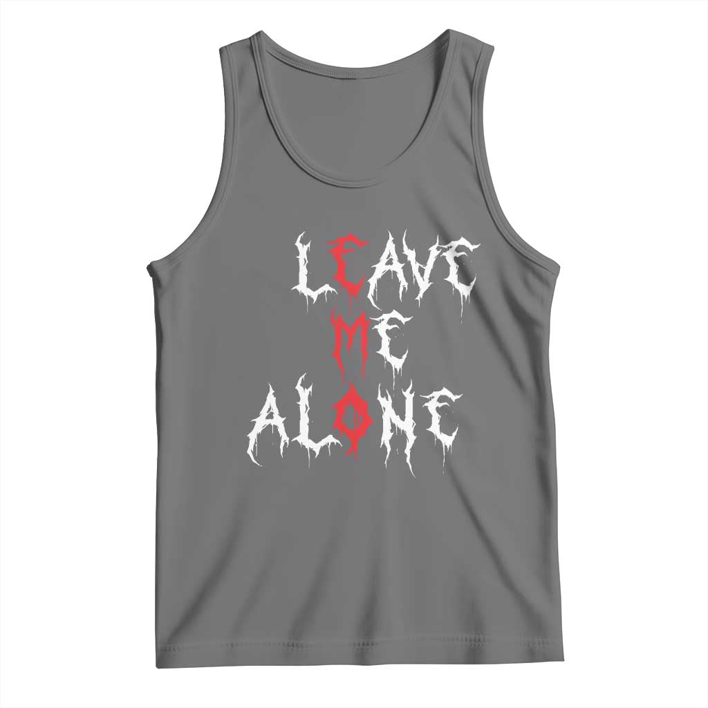 Leave me Alone Emo Tank Top Aesthetic Goth Scene Alternative Music - Wonder Print Shop