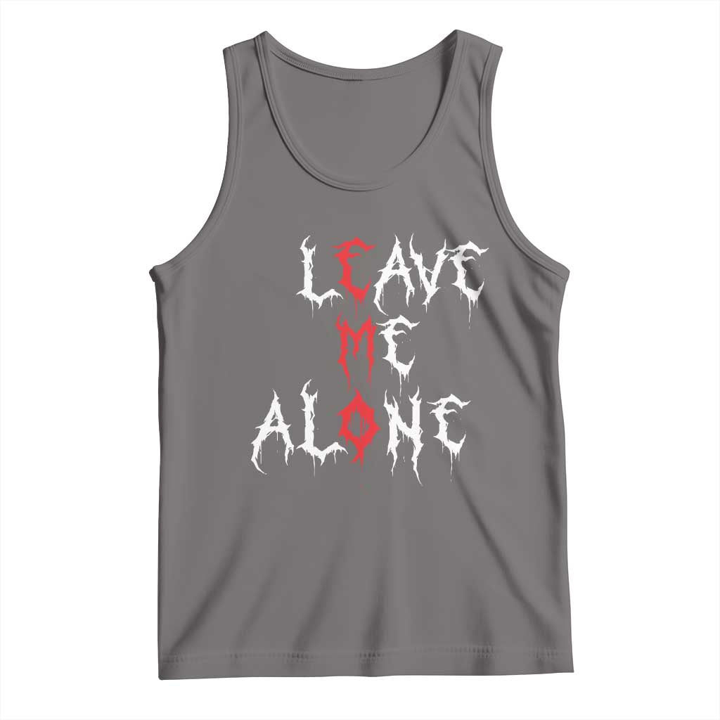 Leave me Alone Emo Tank Top Aesthetic Goth Scene Alternative Music - Wonder Print Shop