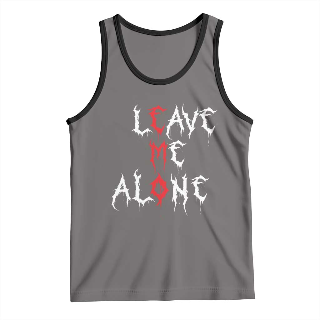 Leave me Alone Emo Tank Top Aesthetic Goth Scene Alternative Music - Wonder Print Shop