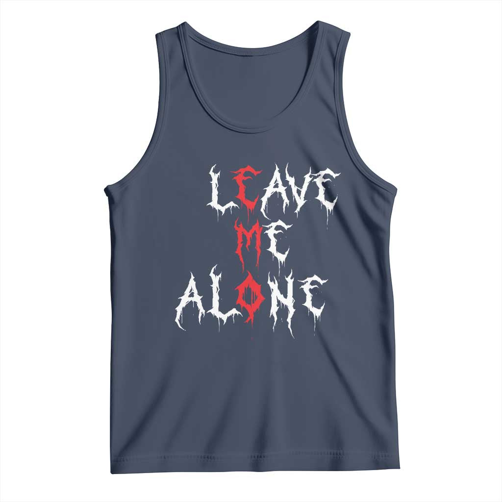 Leave me Alone Emo Tank Top Aesthetic Goth Scene Alternative Music - Wonder Print Shop