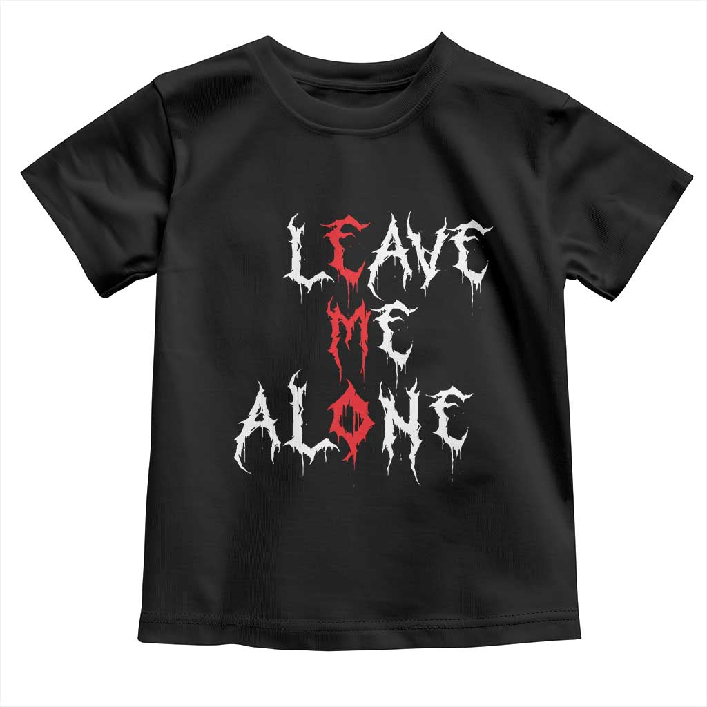 Leave me Alone Emo Toddler T Shirt Aesthetic Goth Scene Alternative Music - Wonder Print Shop