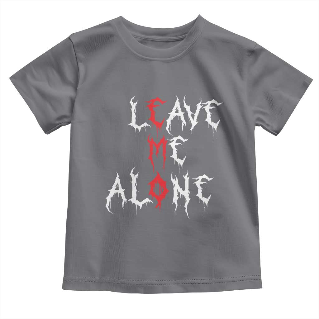 Leave me Alone Emo Toddler T Shirt Aesthetic Goth Scene Alternative Music - Wonder Print Shop