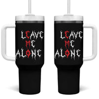Leave me Alone Emo Tumbler With Handle Aesthetic Goth Scene Alternative Music - Wonder Print Shop