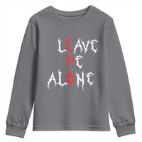 Leave me Alone Emo Youth Sweatshirt Aesthetic Goth Scene Alternative Music - Wonder Print Shop