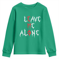 Leave me Alone Emo Youth Sweatshirt Aesthetic Goth Scene Alternative Music - Wonder Print Shop