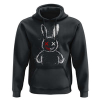 Creepy Cute Bunny Hoodie Rabbit Alt Goth Grunge Horror Aesthetic - Wonder Print Shop