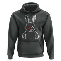 Creepy Cute Bunny Hoodie Rabbit Alt Goth Grunge Horror Aesthetic - Wonder Print Shop