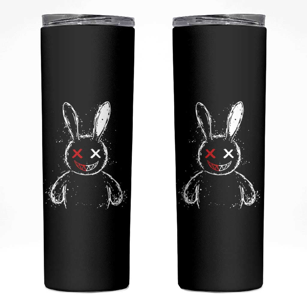 Creepy Cute Bunny Skinny Tumbler Rabbit Alt Goth Grunge Horror Aesthetic - Wonder Print Shop