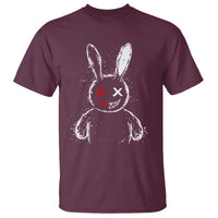 Creepy Cute Bunny T Shirt Rabbit Alt Goth Grunge Horror Aesthetic - Wonder Print Shop