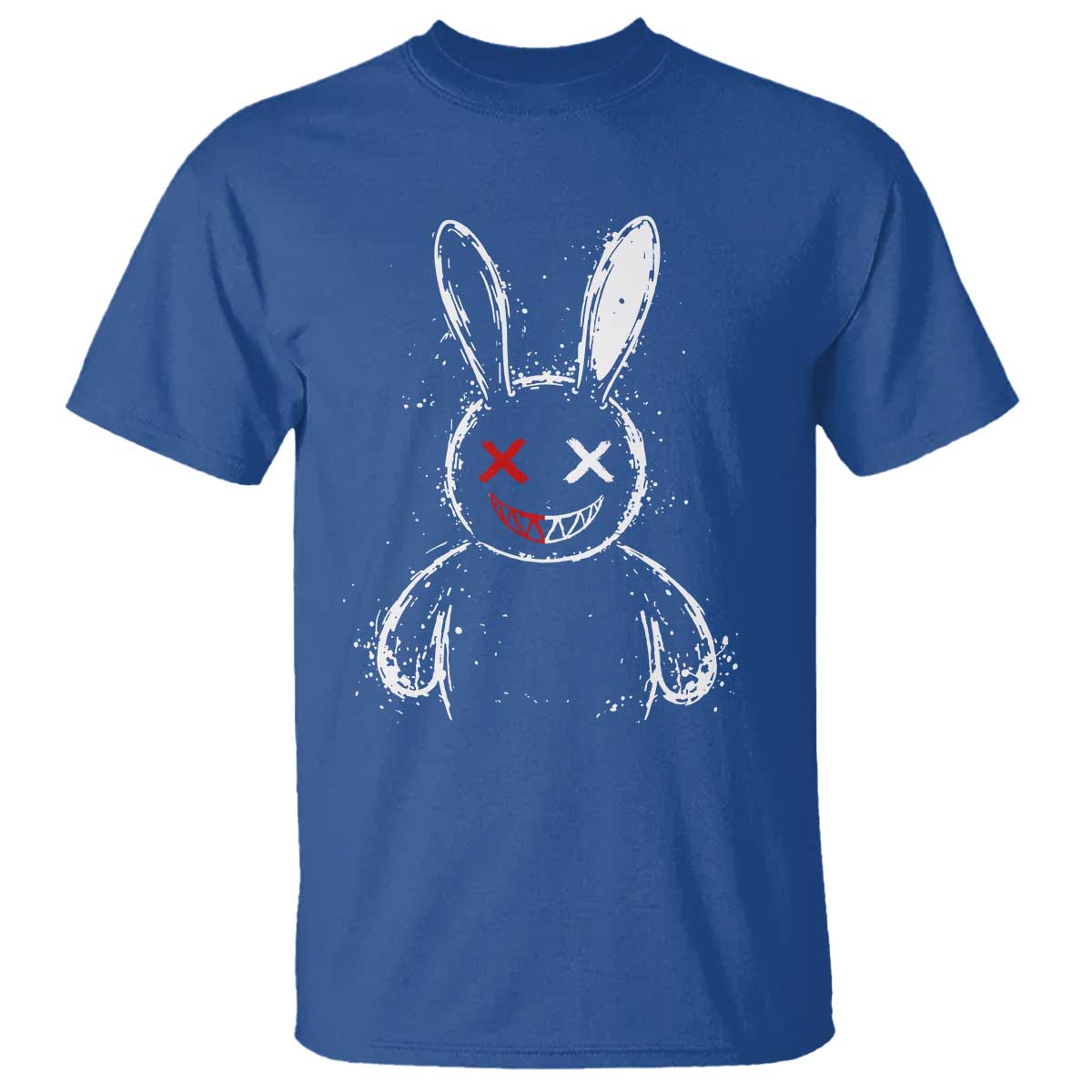 Creepy Cute Bunny T Shirt Rabbit Alt Goth Grunge Horror Aesthetic - Wonder Print Shop