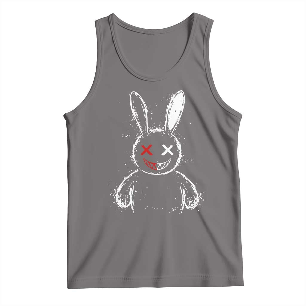 Creepy Cute Bunny Tank Top Rabbit Alt Goth Grunge Horror Aesthetic - Wonder Print Shop