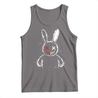 Creepy Cute Bunny Tank Top Rabbit Alt Goth Grunge Horror Aesthetic - Wonder Print Shop