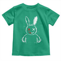 Creepy Cute Bunny Toddler T Shirt Rabbit Alt Goth Grunge Horror Aesthetic - Wonder Print Shop