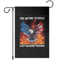 Funny Bald Eagle 4th of July Garden Flag The Metric System Cant Measure Freedom American Flag - Wonder Print Shop