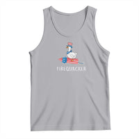 Funny July 4th Goose Tank Top Patriotic Goose Firework Firequacker Independence Day - Wonder Print Shop
