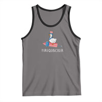 Funny July 4th Goose Tank Top Patriotic Goose Firework Firequacker Independence Day - Wonder Print Shop