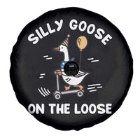 Funny Silly Goose Spare Tire Cover Goose On The Loose Animal Humor