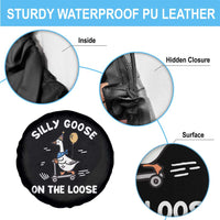 Funny Silly Goose Spare Tire Cover Goose On The Loose Animal Humor