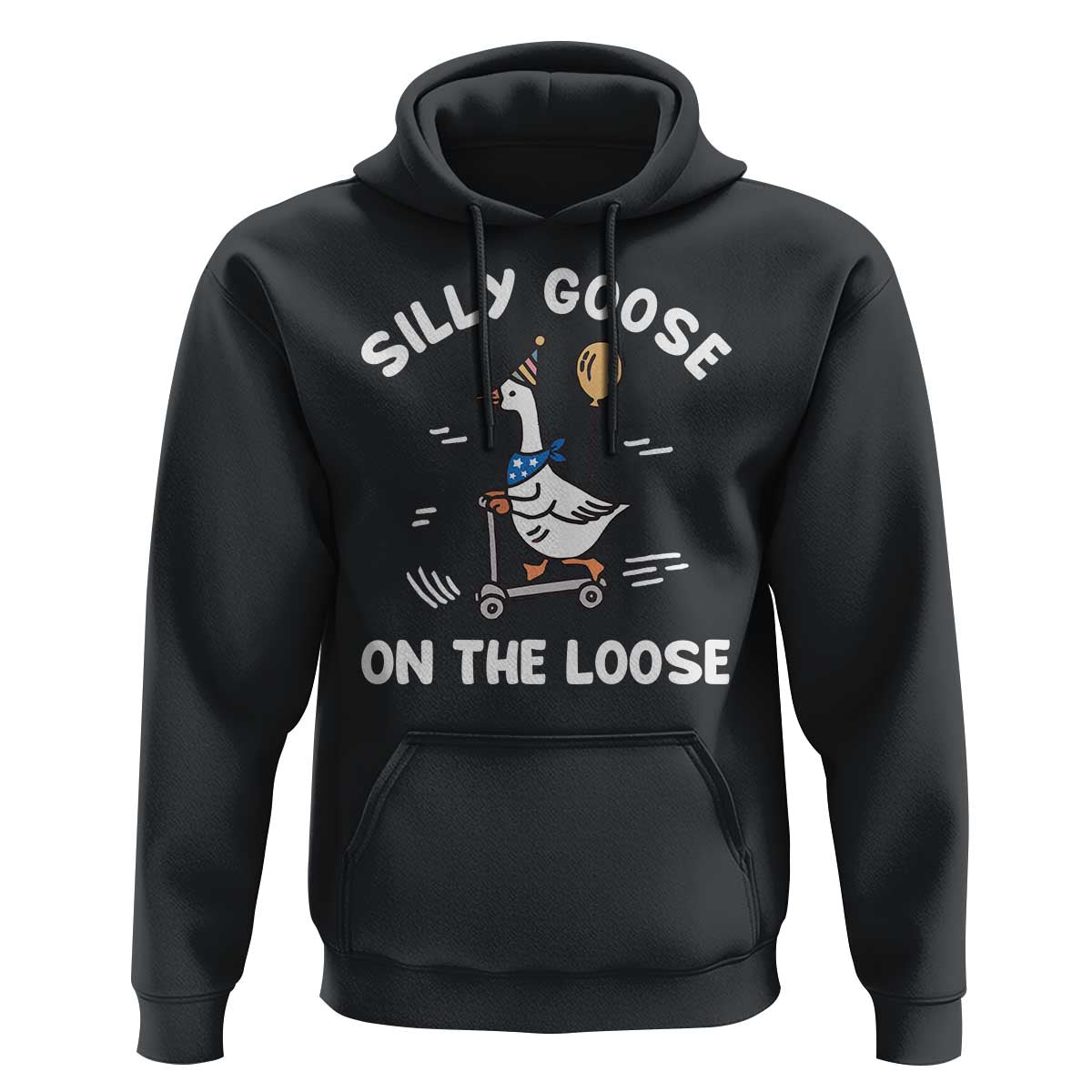 Funny Silly Goose Hoodie Goose On The Loose Animal Humor