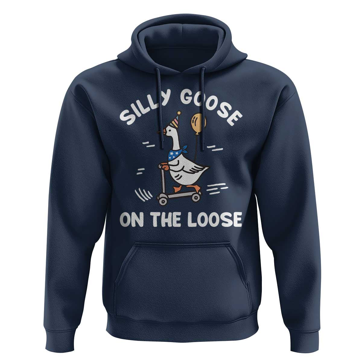 Funny Silly Goose Hoodie Goose On The Loose Animal Humor