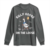 Funny Silly Goose Long Sleeve Shirt Goose On The Loose Animal Humor