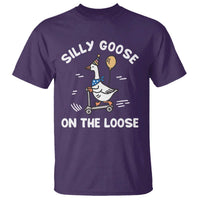 Funny Silly Goose T Shirt Goose On The Loose Animal Humor
