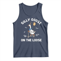 Funny Silly Goose Tank Top Goose On The Loose Animal Humor