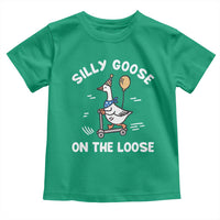 Funny Silly Goose Toddler T Shirt Goose On The Loose Animal Humor