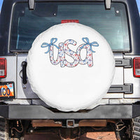 Coquette USA Spare Tire Cover Patriotic American Girl 4th of July - Wonder Print Shop