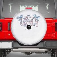 Coquette USA Spare Tire Cover Patriotic American Girl 4th of July - Wonder Print Shop