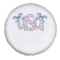 Coquette USA Spare Tire Cover Patriotic American Girl 4th of July - Wonder Print Shop