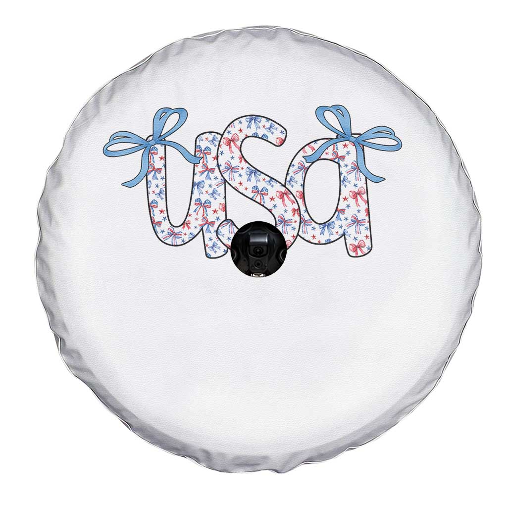 Coquette USA Spare Tire Cover Patriotic American Girl 4th of July - Wonder Print Shop