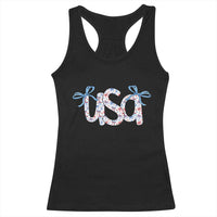 Coquette USA Racerback Tank Top Patriotic American Girl 4th of July - Wonder Print Shop