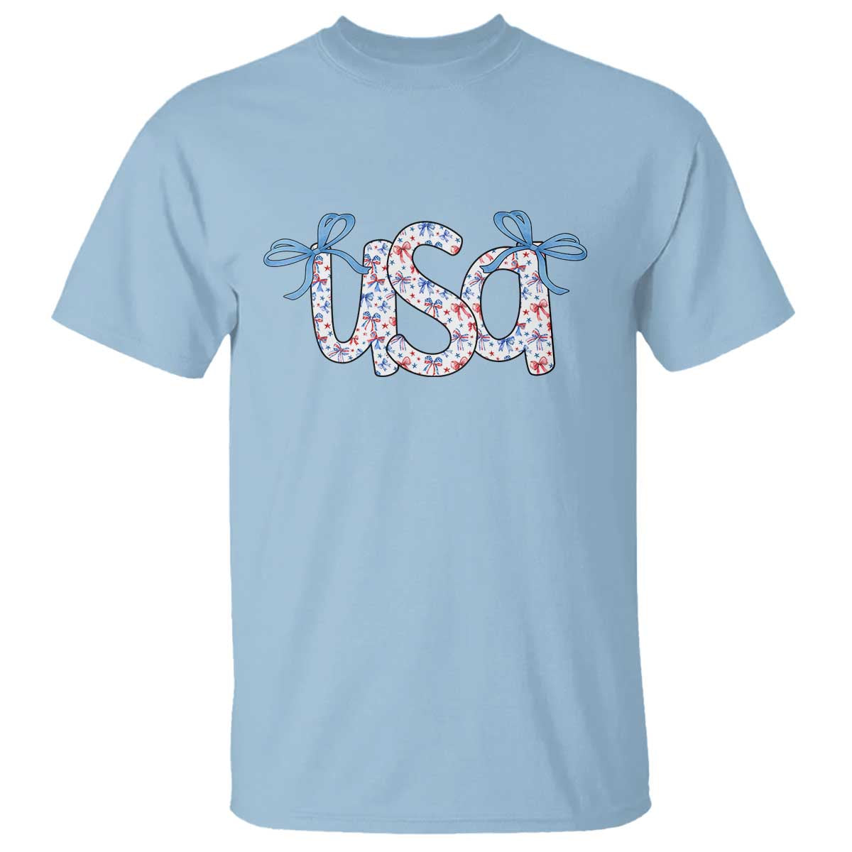 Coquette USA T Shirt Patriotic American Girl 4th of July - Wonder Print Shop